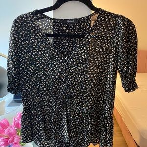 Madewell Multi-Floral Blouse